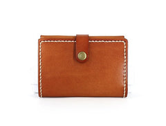 Leather Mens Small Card Wallets Front Pocket Wallet Cool Change Wallet for Men - iwalletsmen