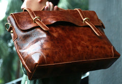 Cool Leather Mens Briefcase Messenger Bags Handbag Shoulder Bag for men - iwalletsmen