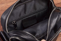 Cool Leather Mens Small Messenger Bag Cool Crossbody Bags for men - iwalletsmen