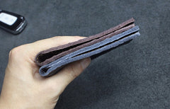 id wallet womens Leather Bifold Wallet With ID Window Slim Wallet With ID Window Mens Wallet With ID Window