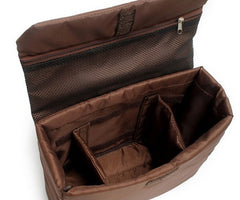 Mens Waxed Canvas Camera Messenger Bag Side Bag Camera Shoulder Bag for Men - iwalletsmen
