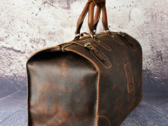 Leather Mens Doctor Bag Weekender Bags Travel Bag Duffle Bag for Men - iwalletsmen