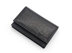 Leather Mens Card Wallet Front Pocket Wallet Small Slim Wallets Change Wallet for Men - iwalletsmen