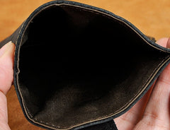 Small Mens Leather Belt Pouch Cell Phone Holster Belt Cases Waist Pouch for Men - iwalletsmen