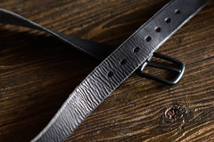 Handmade Leather Mens Leather Men Distress Vintage Brown Black Belt for Men Cool Leather Belt