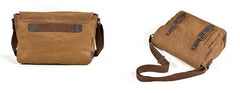 Mens Canvas Camera Messenger Bag Camera Side Bag Camera Shoulder Bag for Men - iwalletsmen