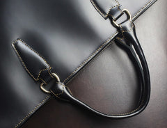 Handmade Leather Mens Cool Messenger Bag Briefcase Chest Bag Bike Bag Cycling Bag for men