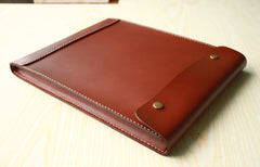 Handmade Mens Leather iPad Case Leather File Case Holder - iwalletsmen