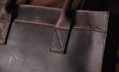 Genuine Leather Mens Cool Messenger Bag Handbag Briefcase Work Bag Business Bag for men