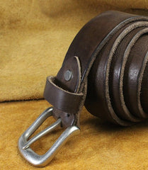 Genuine Leather Mens Leather Men Brown Black Belt for Men Cool Leather Belt