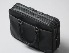 Handmade Leather Mens Cool Messenger Bag Work Bag Business Bag Briefcase Bag for men