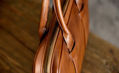 Genuine Leather Mens Cool Messenger Bag Briefcase Work Bag Business Bag for men