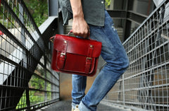 Cool Leather Mens Messenger Bag Handbag Shoulder Bag for men - iwalletsmen
