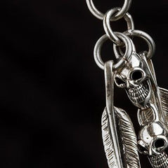 chains for pants Skull Wallet Chain Gold Wallet Chain Brass Wallet Chain Chain for Pants Wallet Skull Chain