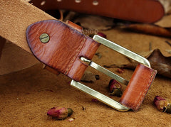 Handmade Genuine Leather Mens Leather Men Brown Black Belt for Men Cool Leather Belt