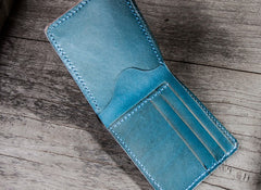 Cool Leather Men Small Wallet Bifold Vintage Wallet for Men - iwalletsmen