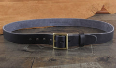 Genuine Leather Punk Rock Biker Trucker Mens Belt Men Black Coffee Belt for Men