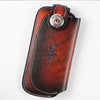 Handmade Leather Mens Cool Long World of Warcraft Leather Chain Wallet Cards Biker Trucker Wallet - iwalletsmen
