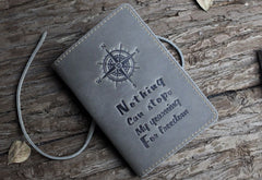 Handmade Leather Mens Cool billfold Wallet Passport Card Holder Small Card Slim Wallets for Men