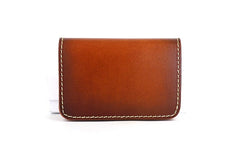 Cool Leather Mens Card Wallet Front Pocket Wallets Small Change Wallet for Men - iwalletsmen