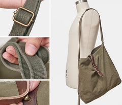 Cool Mens Canvas Side Bag Messenger Bag Canvas Shoulder Bag for Men - iwalletsmen