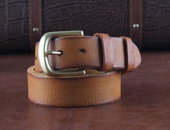 Genuine Leather Punk Rock Biker Trucker Mens Belt Men Black Coffee Belt for Men