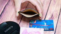 Leather Mens Slim Front Pocket Wallets Leather Cards Wallet for Men - iwalletsmen