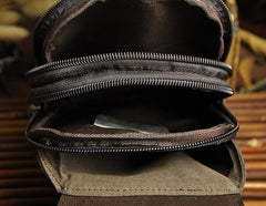 Vintage Leather Belt Pouches for Men Waist Bags BELT BAG For Men - iwalletsmen