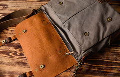 Canvas Mens Cool Messenger Bag iPad Bag Chest Bag Bike Bag Cycling Bag for men