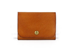 Leather Mens Front Pocket Wallet Small Wallets Card Wallet Change Wallet for Men - iwalletsmen