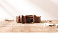 Handmade Cool Leather Mens Belt Leather Belt for Men - iwalletsmen