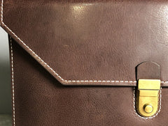 Genuine Leather Mens Clutch Cool Slim Wallet Zipper Clutch Wristlet Wallet for Men