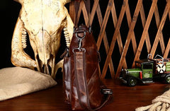 Vintage Leather Mens Briefcase Business Briefcase Cool Work Briefcase For Men - iwalletsmen