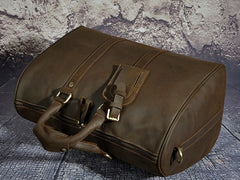 Leather Mens Weekender Bags Travel Bag Duffle Bag Shoulder Bags for Men - iwalletsmen