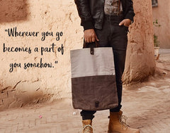 Mens Canvas Cool Side Bag Messenger Bag Canvas Handbag Canvas Tote for Men - iwalletsmen
