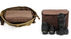 Waxed Canvas Mens Camera Shoulder Bag Canvas Messenger Bag Canvas Camera Side Bag for Men - iwalletsmen