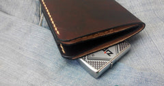 Coffee Vintage Leather Mens Small Wallet Leather Bifold Wallets for Men - iwalletsmen