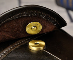 Small Mens Leather Belt Pouch Side Bag Holster Belt Case Waist Pouch for Men - iwalletsmen