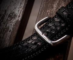 Handmade Genuine Leather Mens Belt Custom Cool Leather Men Black Belt for Men