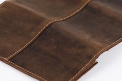 Vintage Leather Long Wallets for men Trifold Men Long Wallet - iwalletsmen
