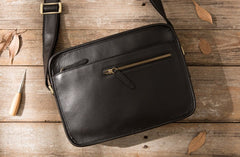 Cool Leather Mens Small Messenger Bags Shoulder Bag  for Men - iwalletsmen