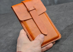 Handmade Leather Belt Pouch Mens Waist Bag Phone holsters for Men - iwalletsmen
