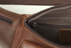 Leather Belt Bag Mens Fanny Back Waist Bag Fanny Bags For Men - iwalletsmen