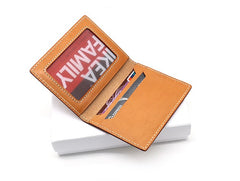 Cool Leather Mens Camouflage License Wallets Front Pocket Wallet Slim Card Wallet for Men - iwalletsmen