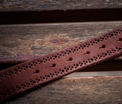 Handmade Genuine Leather Mens Belt Custom Cool Leather Men Black Belt for Men