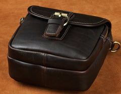 Cool Mens Leather Side Bag Belt Pouch Holster Belt Case Waist Pouch for Men - iwalletsmen