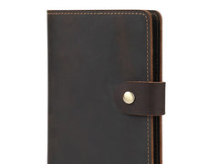 Cool Leather Mens Small Passport Wallet Slim Travel Wallets for Men - iwalletsmen
