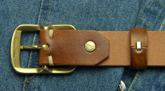Handmade Vintage Leather Mens Belt Leather Belt for Men - iwalletsmen