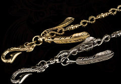 Brass silver biker trucker Tibetan wallet Chains for chain wallets biker wallet trucker wallet