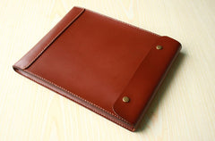 Handmade Mens Leather iPad Case Leather File Case Holder - iwalletsmen